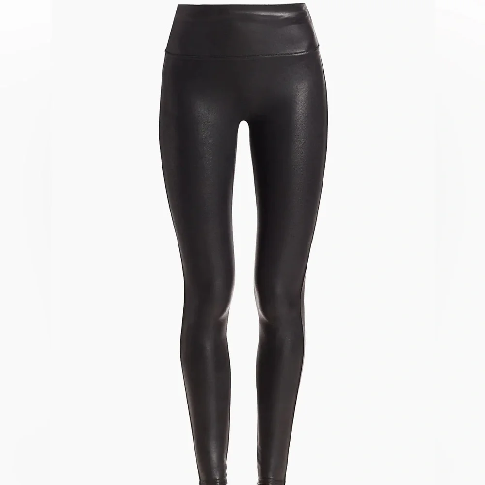 SPANX FAUX LEATHER LEGGINGS - Picture 3 of 7